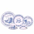 Aparelho de Jantar e Chá 42pç Porcelana Delfit da L'Hermitage