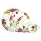 Aparelho De Jantar E Chá Le Jardin De Porcelana C/20 Peças Aparelho De Jantar E Chá Le Jardin De Porcelana C/20 Peças