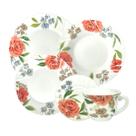 Aparelho De Jantar E Chá Veneza Opaline Estampado 20 Peças