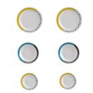 Aparelho De Jantar Free Path Decorado Kit 6 Peças 2 Pessoas
