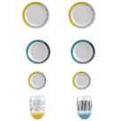 Aparelho De Jantar Free Path Decorado Kit 8 Peças 2 Pessoas