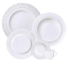 Aparelho De Jantar Jogo Pratos Kit 24 Peças Monocroma Porcelana Completo Tramontina