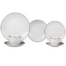 Aparelho de jantar Legacy Silver em porcelana 42 pecas - L Hermitage
