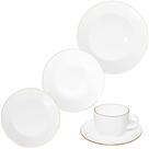 Aparelho de Jantar Redondo Opaline Branco Catarina Borda Dou