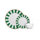 Aparelho de Jantar Stripe Verde 12 peças Alleanza 1ª Linha