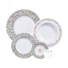 Aparelho De Jantar Tramontina Dalina Porcelana Decorada 20 Peças Aparelho De Jantar Tramontina Dalina Porcelana Decorada 20 Peças