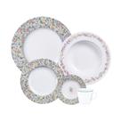 Aparelho De Jantar Tramontina Em Porcelana Decorada 30 Peças Jogo De Pratos Especial
