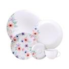Aparelho De Jantar Tramontina Floratta Em Porcelana Decorada 20 Peças Tramontina