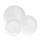 Aparelho de Jantar Tramontina Grid Porcelana Decorada 12 Peças Mesa Posta Aparelho de Jantar Tramontina Grid Porcelana Decorada 12 Peças Mesa Posta