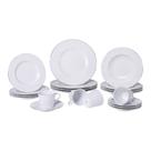 Aparelho de Jantar Tramontina Joana em Porcelana Decorada 20 Peças Jogo de Pratos
