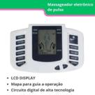 Aparelho de Massagem e Estímulo Pulso Eletrônico + LCD Aparelho de Massagem e Estímulo Pulso Eletrônico + LCD