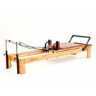 Aparelho de Pilates Reformer Classic Marrom Cappuccino com Plataforma de Extensão - Arktus