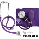Aparelho De Pressão Arterial Manual Com Estetoscópio Roxo