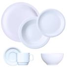 Aparelho Jantar Chá 36 Peças C Bowl Cumbuca Porcelana Schmidt 6 Pessoas