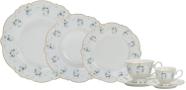 Aparelho jantar Royal Romantic New Bone Fil Dourado-42 peças