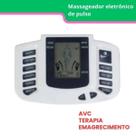 Aparelho Massageador TENS Eletrônico Terapia Muscular LCD Aparelho Massageador TENS Eletrônico Terapia Muscular LCD