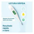 Aparelho Médico Termômetro Digital Estojo Proteção Transparente Bateria Inclusa Pronto Uso