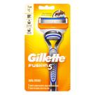 Aparelho Recarregável e Carga para Barbear Gillette Fusion5 5 lâminas