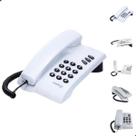 Aparelho Telefone Fixo com Fio 2 Toques, Flash, Rediscar e Função Mudo Ideal Empresa Consultório