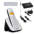 Aparelho Telefone Fixo Sem Fio Entrada Chip Celular Bina