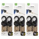 Apertador de cabo Nite Ize CamJam com corda de 2,4 m, 6 unidades (pacote com 3)