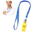 Apito Esportivo com Cordão Brasil - Seleção Copa do Mundo Brasil (1 Und)