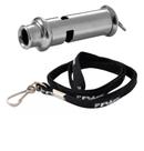 Apito Mesário Em Metal Cromado Com Cordão e Mosquetão Poker Apito Mesário Em Metal Cromado Com Cordão e Mosquetão Poker