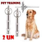 Apito Ultrassônico Metálico Ajustável para Treinamento de Cães e Gatos