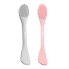 Aplicador de máscara facial REVEX Silicone, 2 pacotes rosa+cinza
