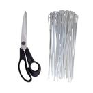 Aplicador Plástico 250mm Resistente Tesoura Orientação Corte