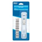 Aplicador Prendedor de Papel Tilibra 16 mm + 8 Prendedores Reutilizáveis Dispenser Plástico