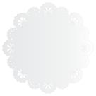 Aplique Acrílico CS - Happy - PETG Doily