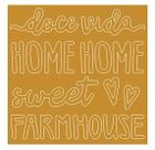 Aplique Acrílico Doce Vida Home Sweet Home Apa-006 Litoarte