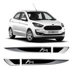 Aplique Adesivo Cromado Resinado Ka Hatch Deluxe