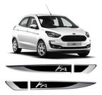 Aplique Adesivo Cromado Resinado Ka Hatch Deluxe