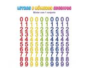 Aplique Adesivo Eva Números 4cm 100 Peças Make+ Aplique Adesivo Eva Números 4cm 100 Peças Make+