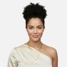 Aplique Afro Puff Fibra Organica Fashion Line 30cm 2