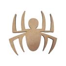 Aplique Aranha Super Heroi 18x19,5 Kit 10un Mdf 6mm Madeira