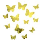 Aplique Borboleta em Acrílico Espelhado 4cm ACRI15