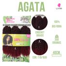 Aplique/Cabelo Bio Organico Cacheado Afro 40 Cm - Identico Ao Humano -Agata