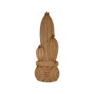 Aplique Cacto M 10x3,4 Kit 50un Mdf Cru Madeira Aplique Cacto M 10x3,4 Kit 50un Mdf Cru Madeira