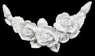Aplique Cantoneira Rosa 12x5 R0052 Resina