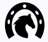 Aplique Cavalo mais ferradura Em Mdf Apliques De Parede Preto com fita dupla face