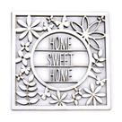 Aplique Chipboard Home Sweet Home CH-233 - Arte Fácil