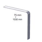 Aplique Cinta Tanque 75x1030 Para Scania - Espelhado