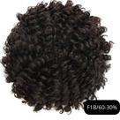 Aplique Coque Afro Puff Cabelo Cacheado Orgânico 15cm 90gr