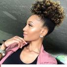 Aplique Coque Afro Puff Cacheado Aplique Coque Afro Puff Cacheado