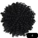Aplique Coque Afro Puff Cacheado Orgânico 30Cm 120Gr - Produto Original