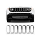 Aplique cromado aro grade jeep renegade 2015 2018 Aplique cromado aro grade jeep renegade 2015 2018