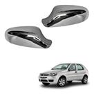 Aplique Cromado Capa Retrovisor Fiat Pálio 1996/1999 Uno Fire 2001/2005 Par Aplique Cromado Capa Retrovisor Fiat Pálio 1996/1999 Uno Fire 2001/2005 Par